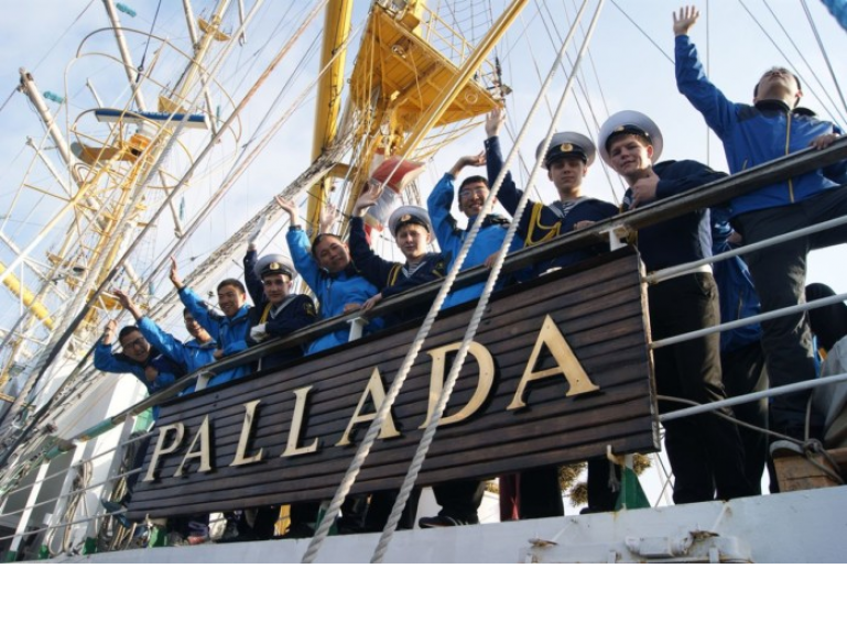 Chinese student’s practice aboard Russian sailship “Pallada”