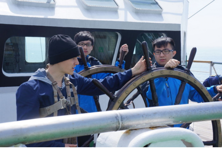 Chinese student’s practice aboard Russian sailship “Pallada”