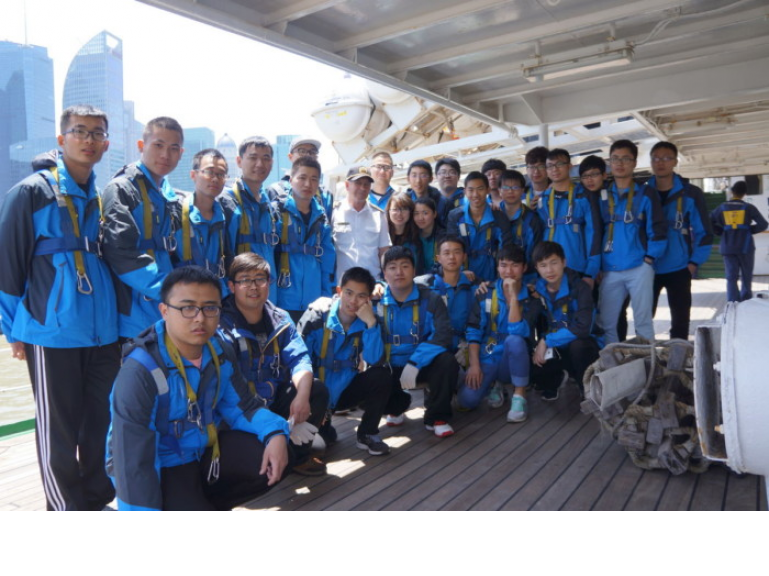 Chinese student’s practice aboard Russian sailship “Pallada”