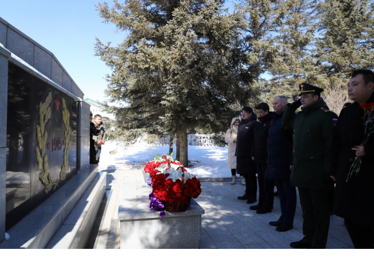 В Китае почтили память павших советских воинов